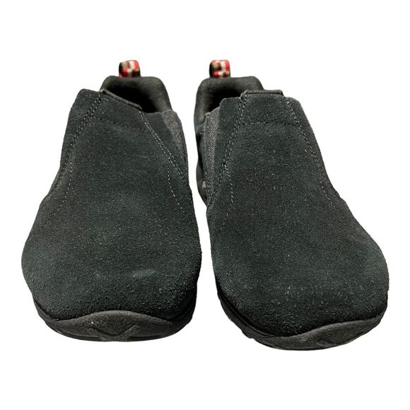 Merrell KIDS 4.5 Black Suede Jungle Moc, Nubuck Leather, J95631 EU 35.5 Slip On - Picture 2 of 9